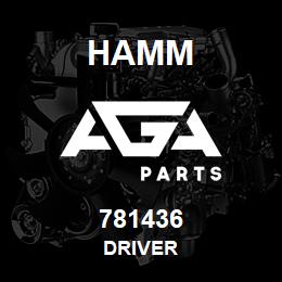 781436 Hamm DRIVER | AGA Parts