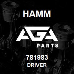 781983 Hamm DRIVER | AGA Parts