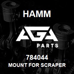 784044 Hamm MOUNT FOR SCRAPER | AGA Parts