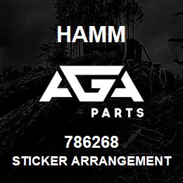 786268 Hamm STICKER ARRANGEMENT | AGA Parts