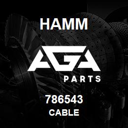 786543 Hamm CABLE | AGA Parts