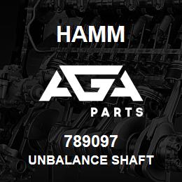 789097 Hamm UNBALANCE SHAFT | AGA Parts