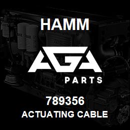 789356 Hamm ACTUATING CABLE | AGA Parts