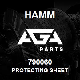 790060 Hamm PROTECTING SHEET | AGA Parts