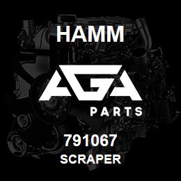 791067 Hamm SCRAPER | AGA Parts