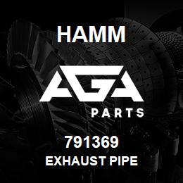 791369 Hamm EXHAUST PIPE | AGA Parts