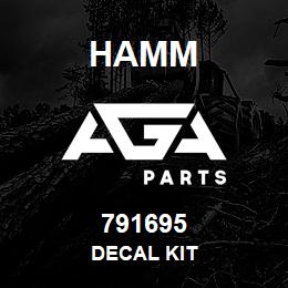 791695 Hamm DECAL KIT | AGA Parts