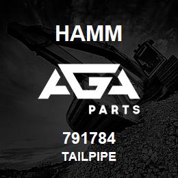 791784 Hamm TAILPIPE | AGA Parts