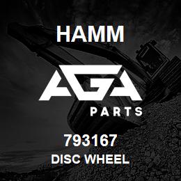 793167 Hamm DISC WHEEL | AGA Parts