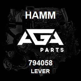 794058 Hamm LEVER | AGA Parts