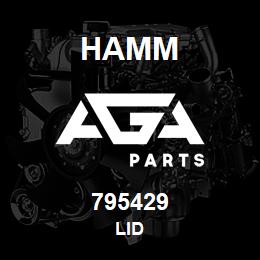 795429 Hamm LID | AGA Parts