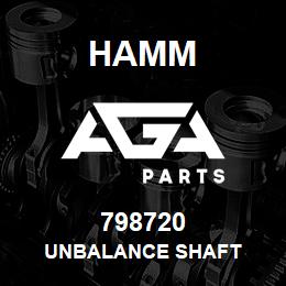 798720 Hamm UNBALANCE SHAFT | AGA Parts