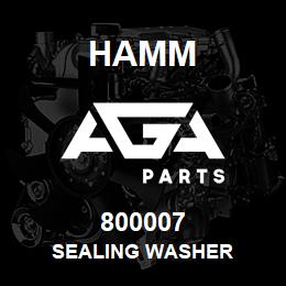 800007 Hamm SEALING WASHER | AGA Parts