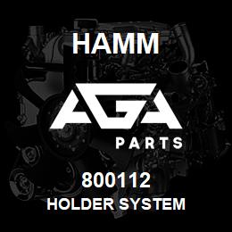 800112 Hamm HOLDER SYSTEM | AGA Parts