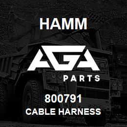 800791 Hamm CABLE HARNESS | AGA Parts