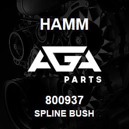 800937 Hamm SPLINE BUSH | AGA Parts