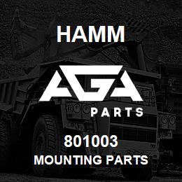 801003 Hamm MOUNTING PARTS | AGA Parts