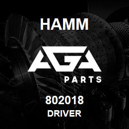 802018 Hamm DRIVER | AGA Parts