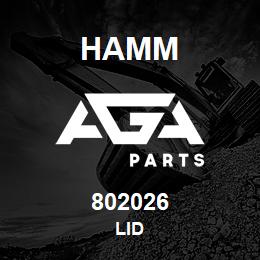 802026 Hamm LID | AGA Parts