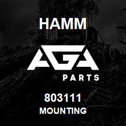 803111 Hamm MOUNTING | AGA Parts