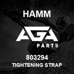 803294 Hamm TIGHTENING STRAP | AGA Parts