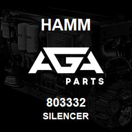 803332 Hamm SILENCER | AGA Parts