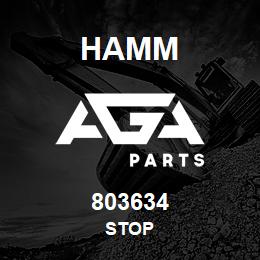 803634 Hamm STOP | AGA Parts