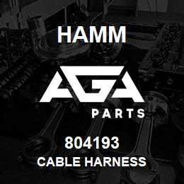 804193 Hamm CABLE HARNESS | AGA Parts