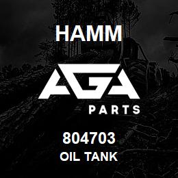 804703 Hamm OIL TANK | AGA Parts