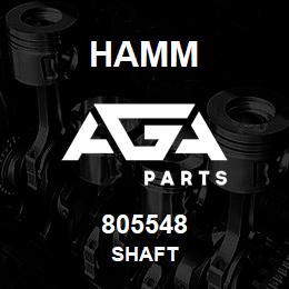 805548 Hamm SHAFT | AGA Parts