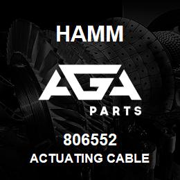 806552 Hamm ACTUATING CABLE | AGA Parts