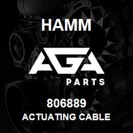 806889 Hamm ACTUATING CABLE | AGA Parts