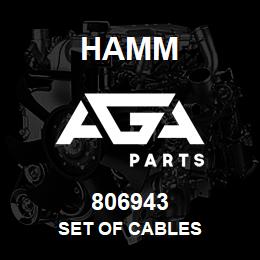 806943 Hamm SET OF CABLES | AGA Parts