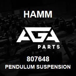 807648 Hamm PENDULUM SUSPENSION | AGA Parts