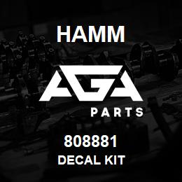 808881 Hamm DECAL KIT | AGA Parts