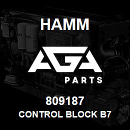 809187 Hamm CONTROL BLOCK B7 | AGA Parts