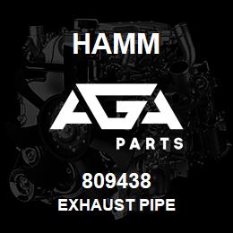 809438 Hamm EXHAUST PIPE | AGA Parts