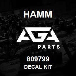 809799 Hamm DECAL KIT | AGA Parts