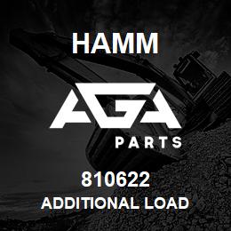 810622 Hamm ADDITIONAL LOAD | AGA Parts