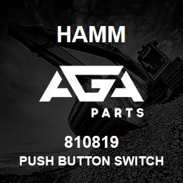 810819 Hamm PUSH BUTTON SWITCH | AGA Parts