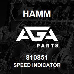 810851 Hamm SPEED INDICATOR | AGA Parts