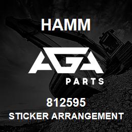 812595 Hamm STICKER ARRANGEMENT | AGA Parts