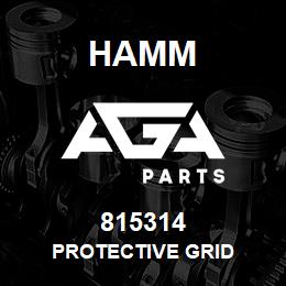 815314 Hamm PROTECTIVE GRID | AGA Parts