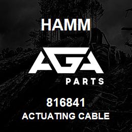 816841 Hamm ACTUATING CABLE | AGA Parts