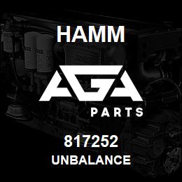 817252 Hamm UNBALANCE | AGA Parts