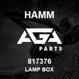 817376 Hamm LAMP BOX | AGA Parts