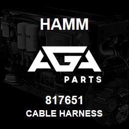 817651 Hamm CABLE HARNESS | AGA Parts