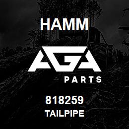 818259 Hamm TAILPIPE | AGA Parts