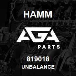 819018 Hamm UNBALANCE | AGA Parts