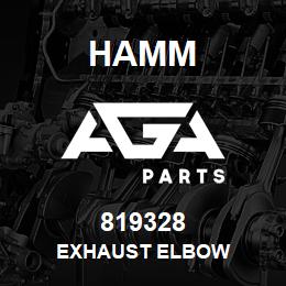 819328 Hamm EXHAUST ELBOW | AGA Parts